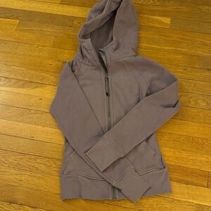 Lu Lu lemon scuba Purple Hooded Zip-Up Jacket